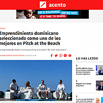 Emprendimiento dominicano seleccionado como uno de los mejores en Pitch at the Beach